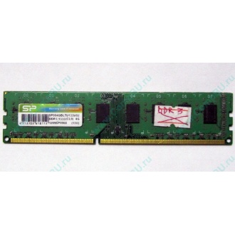 НЕРАБОЧАЯ память 4Gb DDR3 SP (Silicon Power) SP004BLTU133V02 1333MHz pc3-10600 (Дрезна)