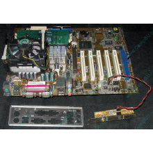Материнская плата Asus P4PE (FireWire) с процессором Intel Pentium-4 2.4GHz s.478 и памятью 768Mb DDR1 Б/У (Дрезна)